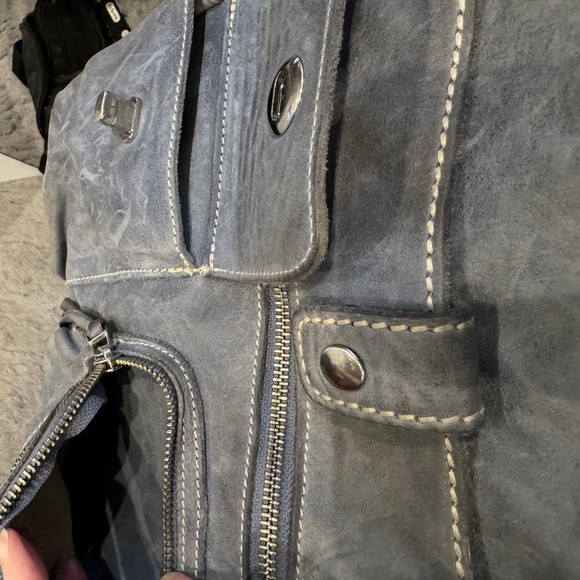 Roots Genuine Leather Shoulder Bag Made In CANADA Vintage 12"x11" - Picture 2 of 12